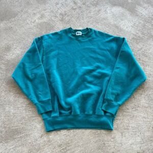 Pro Player 90s aqua heavy crewneck